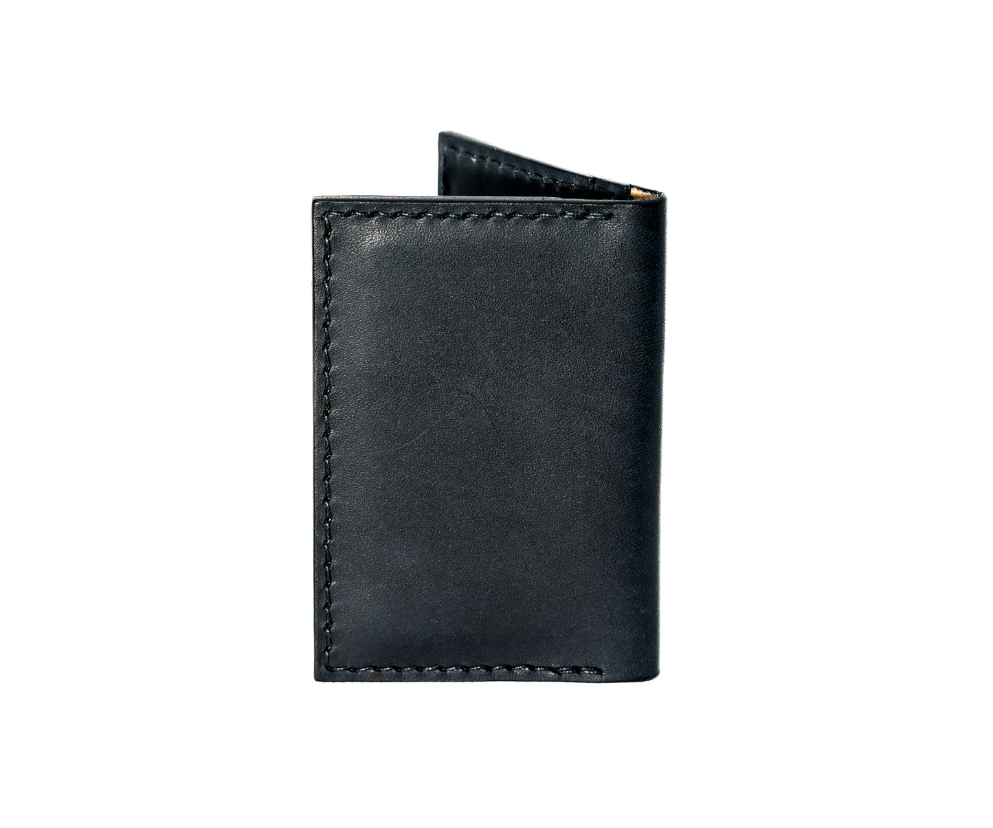 Porte-cartes en cuir Noir