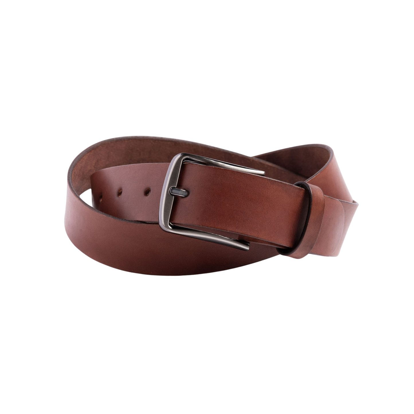 Ceinture en cuir marron foncé pour Homme