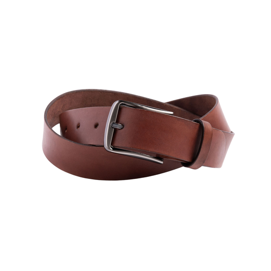Ceinture en cuir marron foncé pour Homme