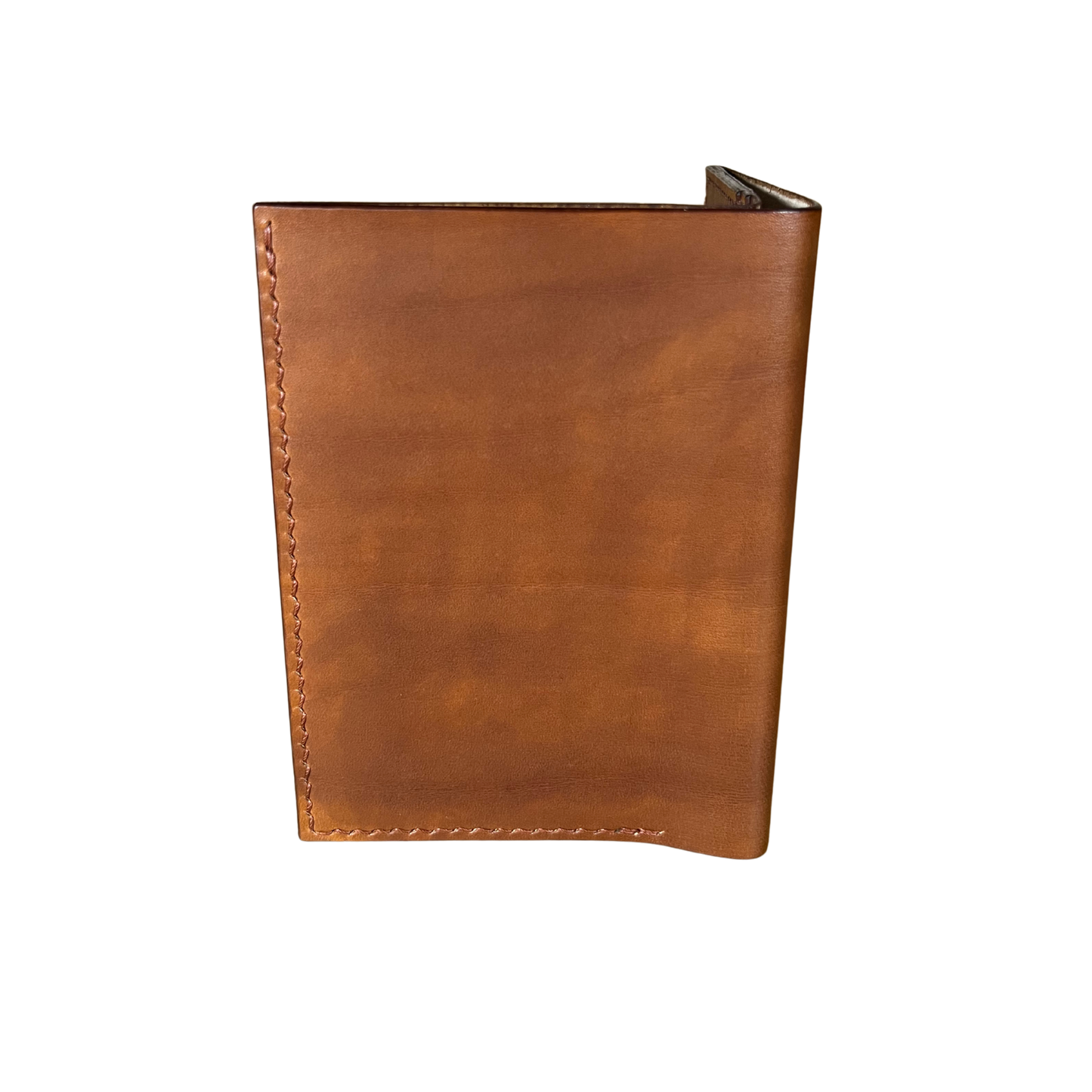 Portefeuille en cuir marron Golden