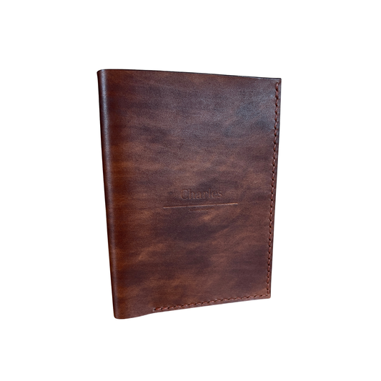 Portefeuille en cuir Marron foncé