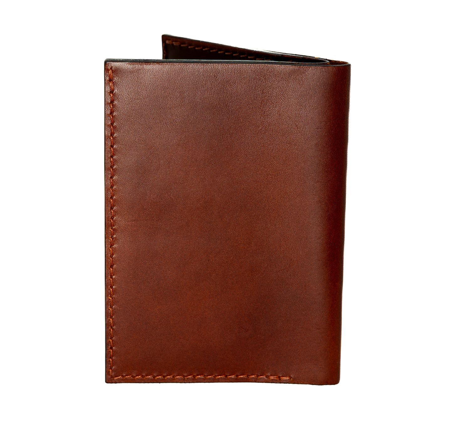 Portefeuille souple en cuir Marron foncé