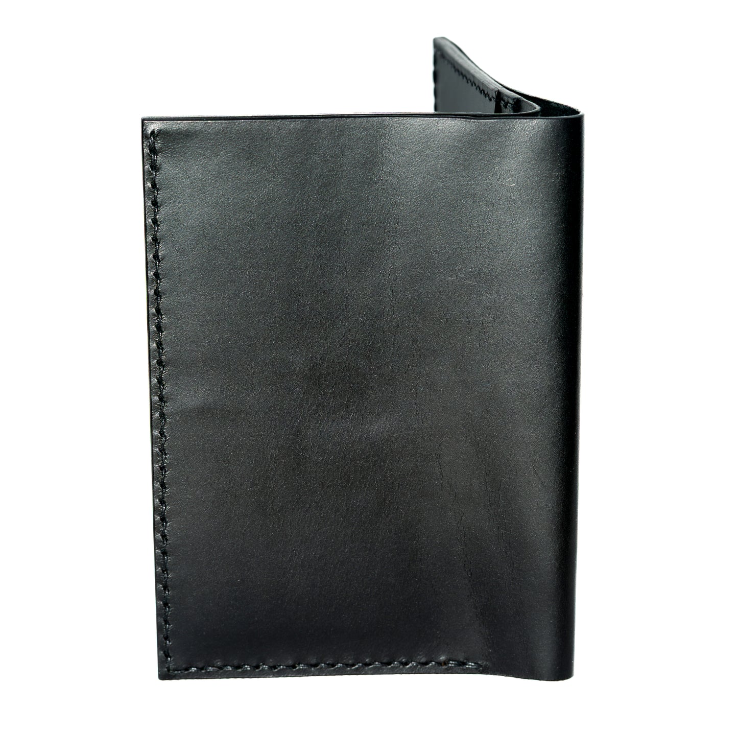 Portefeuille souple en cuir noir